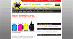 Desktop Screenshot of kangarooprint.co.uk